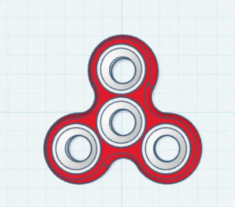 Mẫu Fidget Spinner 3D siêu vui - In nhanh chỉ trong 50 phút - Image 1
