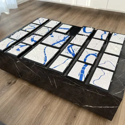 Bolzano, Ý - Mô hình địa hình 3D thu nhỏ