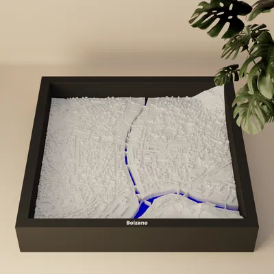 Bolzano, Ý - Mô hình địa hình 3D thu nhỏ