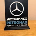 Bảng trang trí Mercedes-AMG PETRONAS F1 Team - Mô hình in 3D cho fan F1 - Thumbnail 1