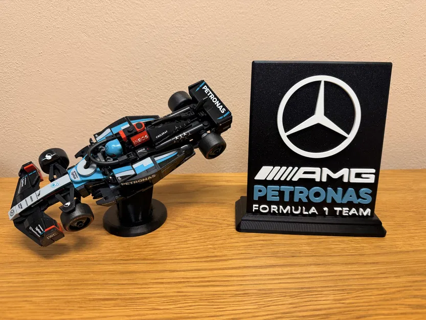 Bảng trang trí Mercedes-AMG PETRONAS F1 Team - Mô hình in 3D cho fan F1 - Image 2
