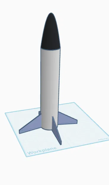 Mô hình tên lửa 3D trang trí đẹp mắt cho người mới bắt đầu - Image 1