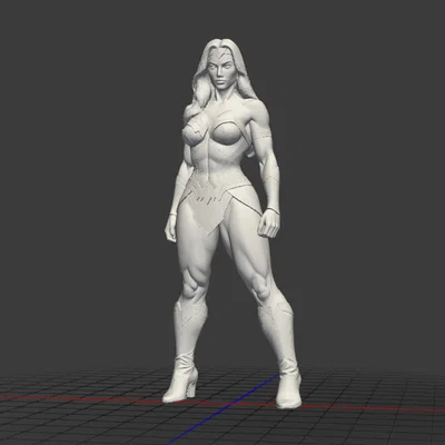 Mô hình 3D nữ chiến binh Wonder Woman cực chất cho fan siêu anh hùng