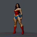 Mô hình 3D nữ chiến binh Wonder Woman cực chất cho fan siêu anh hùng - Thumbnail 3