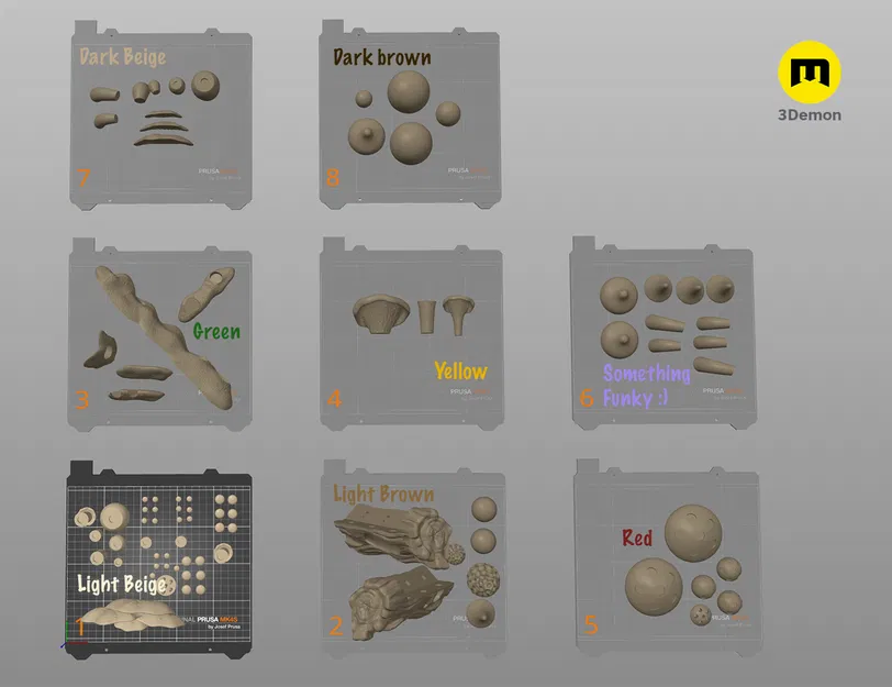 Bộ Nấm Trang Trí (Mushroom Cover) cho Prusa Core One L - Image 6