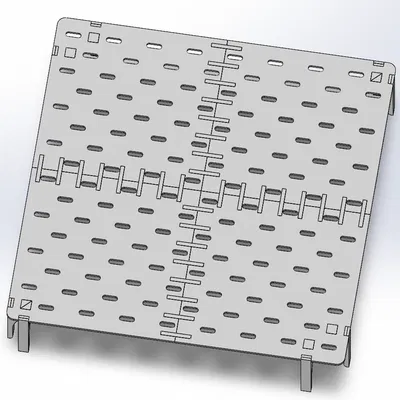 Bảng treo SKÅDIS tùy chỉnh vừa vặn cho kệ IKEA KALLAX