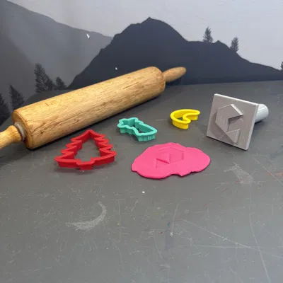 Con dấu in logo 3D cho bé - Đồ chơi sáng tạo từ đất nặn