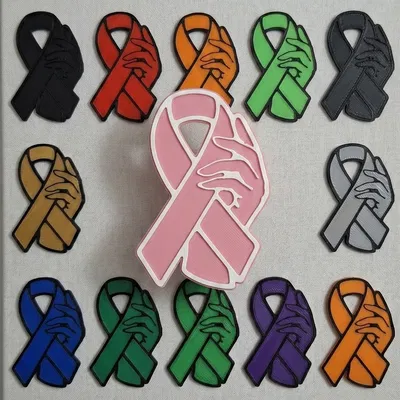 Ghim cài / Móc khóa biểu tượng Ngày Quốc tế Phụ nữ và phòng chống ung thư