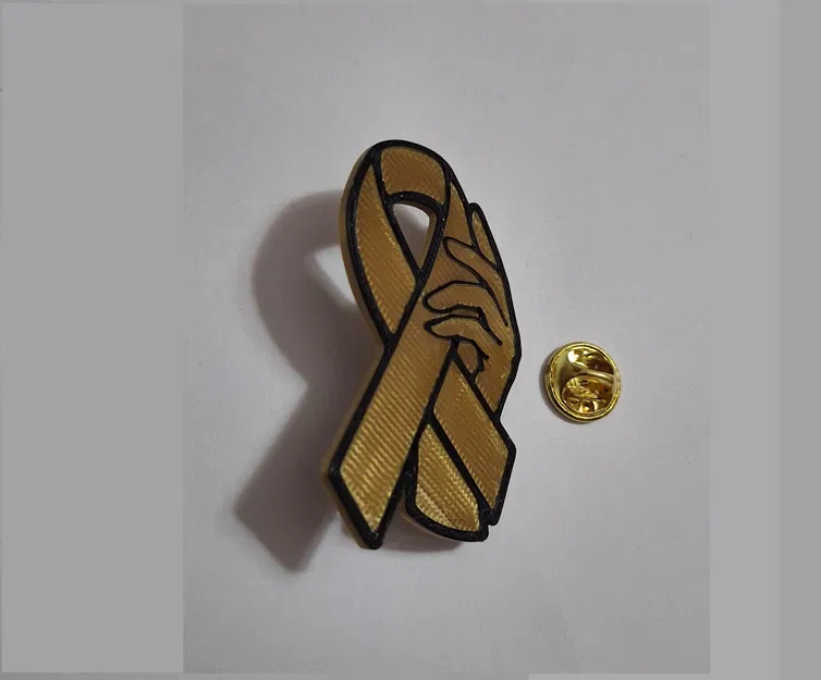 Ghim cài / Móc khóa biểu tượng Ngày Quốc tế Phụ nữ và phòng chống ung thư - Image 3