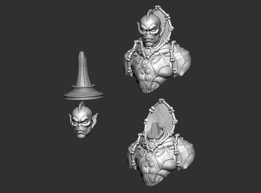 Mô hình tượng bán thân Hordak cực chất cho fan Masters of the Universe - Image 2