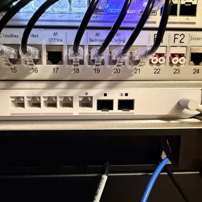 Khung gắn Rack cho Unifi Gateway Fiber (UXG/UCG) tương thích với ESRack