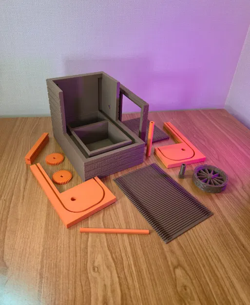 Hộp Đựng Đồ Trung Cổ Có Nắp Bẫy Cơ Học - Image 2