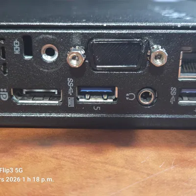 Nắp che cổng VGA Serial (Rear I/O Blanking Plate) in 3D thẩm mỹ