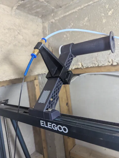 Gá đỡ ống dẫn sợi nhựa PTFE kép cho máy in 3D ELEGOO Neptune 4 - Image 3