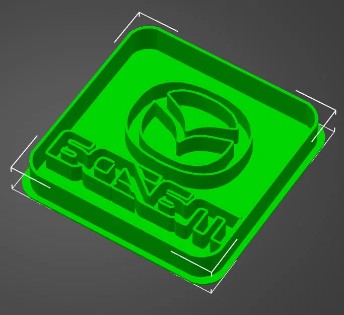 Khuôn cắt bánh quy logo Mazda - Phụ kiện nhà bếp 3D độc đáo - Image 2