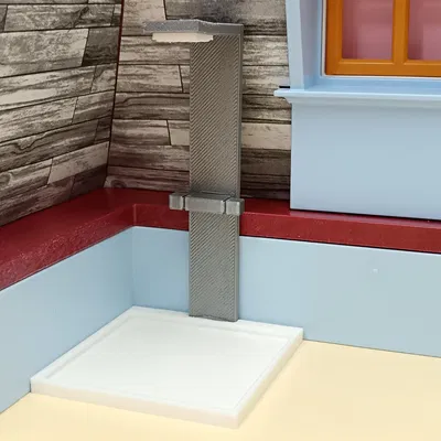 Vòi sen thu nhỏ cho nhà búp bê Playmobil - In 3D dễ dàng