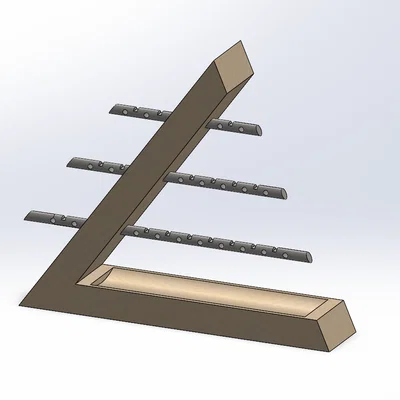 Giá treo trang sức 3D - Mẫu thiết kế tiện ích cho góc làm đẹp