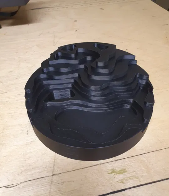 Khay đựng đồ đa năng phong cách địa hình 3D (Topographic Tray) - Image 1