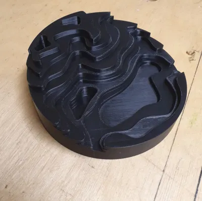 Khay đựng đồ đa năng phong cách địa hình 3D (Topographic Tray)