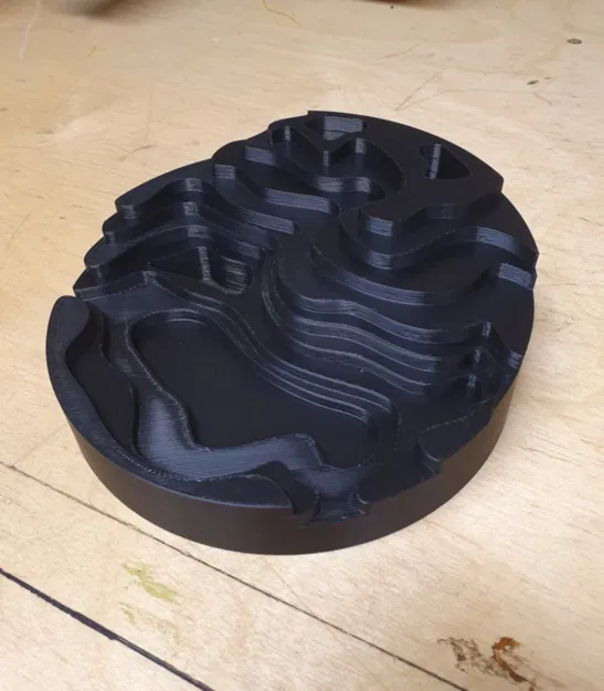 Khay đựng đồ đa năng phong cách địa hình 3D (Topographic Tray) - Image 3