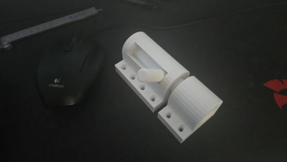 Chốt khóa cửa dạng trượt gắn tường - Image 1