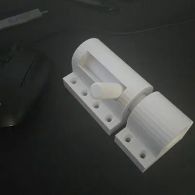 Chốt khóa cửa dạng trượt gắn tường