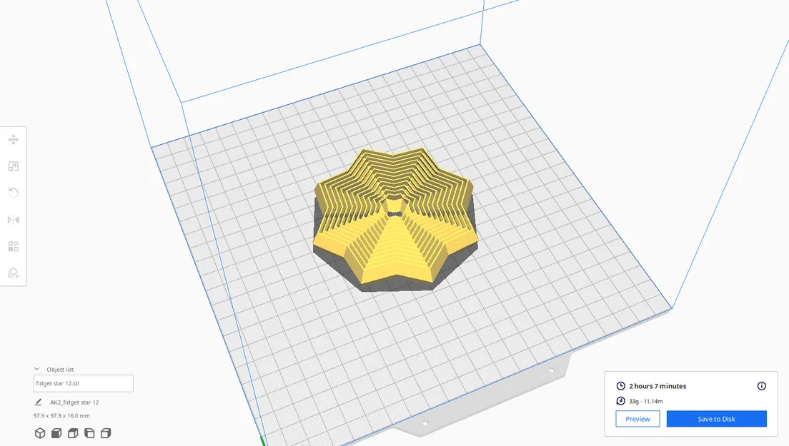 Mô hình Fidget Star in 3D độc đáo giúp thư giãn và giảm stress - Image 1