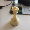 Mô hình 3D quân Hậu trong cờ vua (Chess queen piece) để in 3D - Thumbnail 1