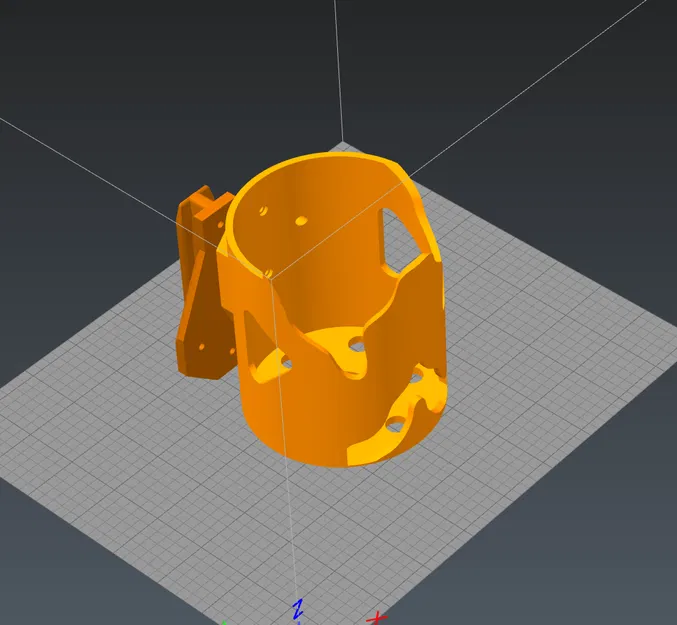 Giá để cốc cỡ lớn (Bigger Cupholder) in 3D cho xe đẩy và xe đạp - Image 1