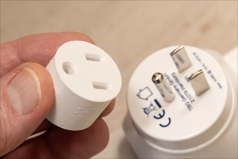 Nắp bảo vệ chân cắm US (US Plug cap) in 3D tiện lợi - Image 1