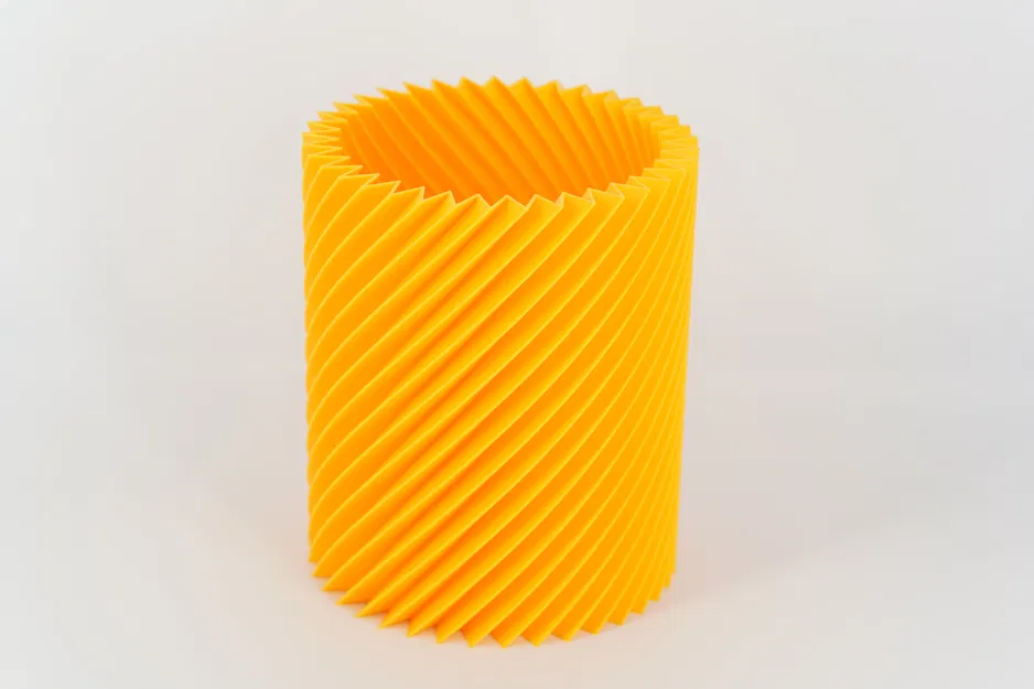 Ống cắm bút xoắn gân – Hộp đựng đồ để bàn in bằng Vase Mode - Image 6