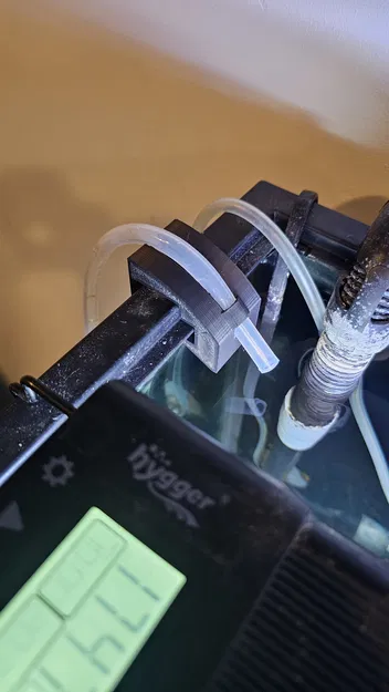 Kẹp cố định ống nước 8mm cho bể cá có viền - Phụ kiện in 3D hữu ích - Image 1