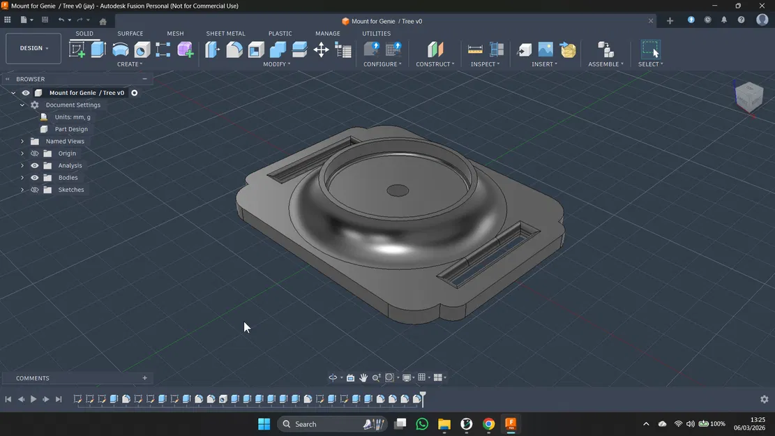 Ballhead / Ngàm gắn DSLR cho Genie Mini trên bề mặt thẳng đứng - Image 2