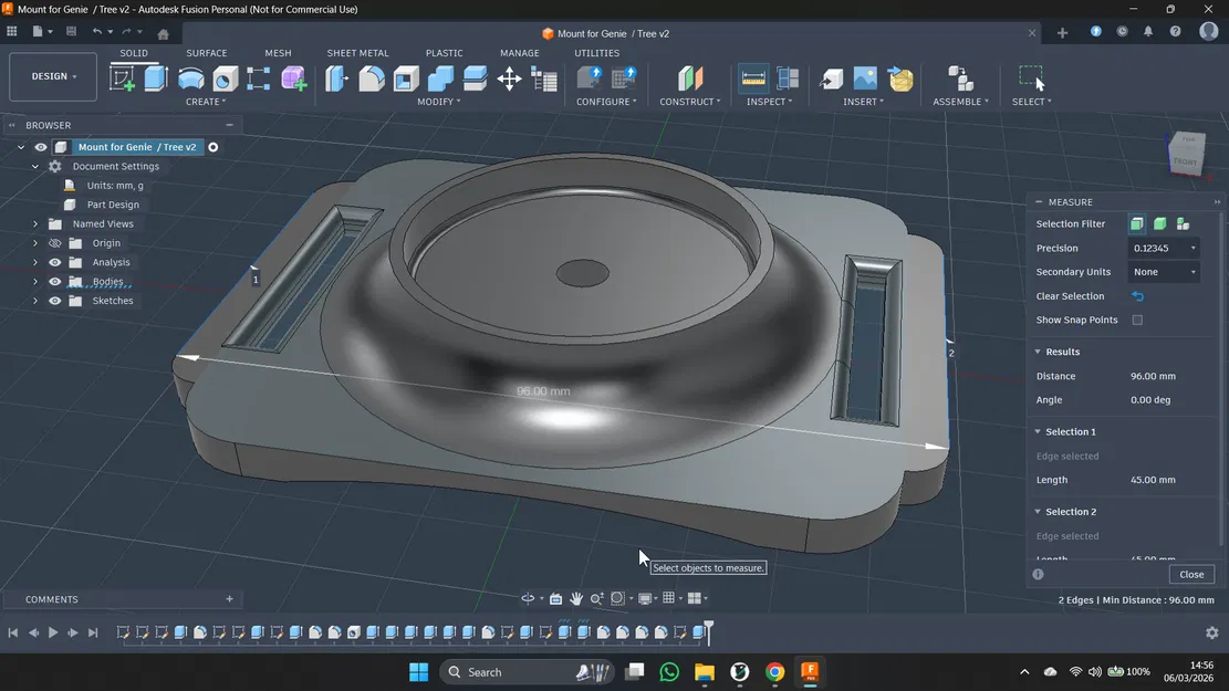 Ballhead / Ngàm gắn DSLR cho Genie Mini trên bề mặt thẳng đứng - Image 5
