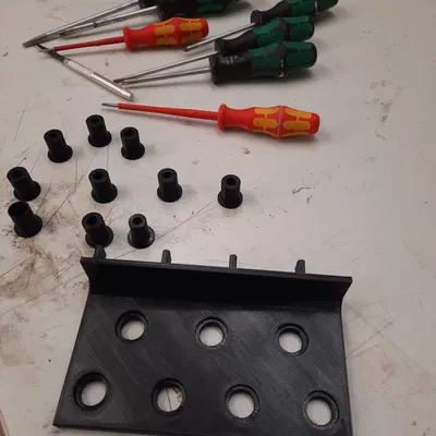 Giá treo tua vít đa năng cho bảng Ikea Skadis (In 3D)