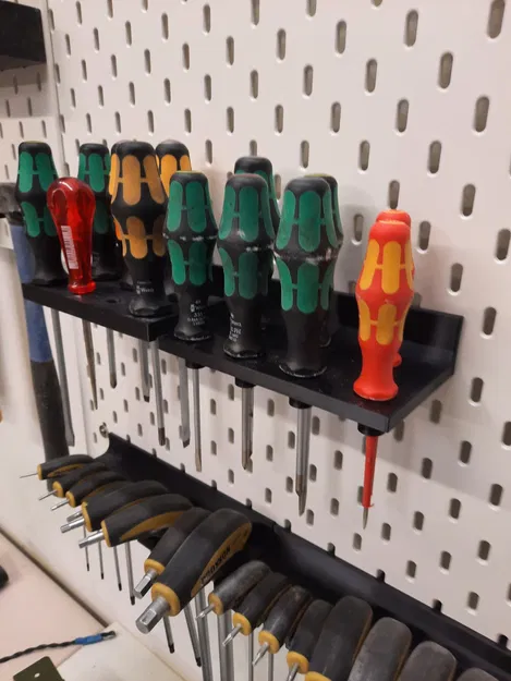 Giá treo tua vít đa năng cho bảng Ikea Skadis (In 3D) - Image 2