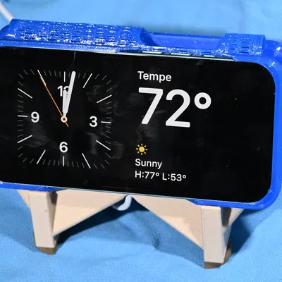 Đế sạc MagSafe cho iPhone dùng ốp ví (Chế độ nằm ngang) [OpenSCAD]