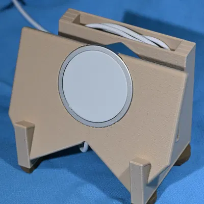 Đế sạc MagSafe cho iPhone dùng ốp ví (Chế độ nằm ngang) [OpenSCAD]