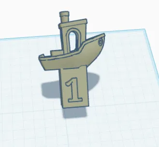 Mô hình cúp Benchy số 1 - Phụ kiện trang trí độc đáo cho người mê 3D - Image 1