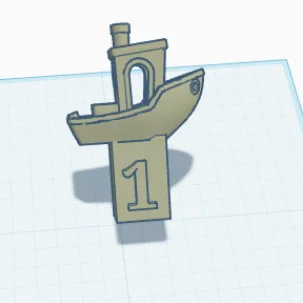 Mô hình cúp Benchy số 1 - Phụ kiện trang trí độc đáo cho người mê 3D