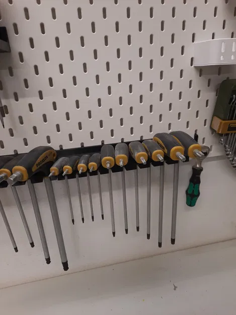 Giá treo bộ chìa Torx Proxxon cho bảng Ikea Skadis - Image 2