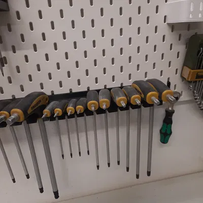 Giá treo bộ chìa Torx Proxxon cho bảng Ikea Skadis