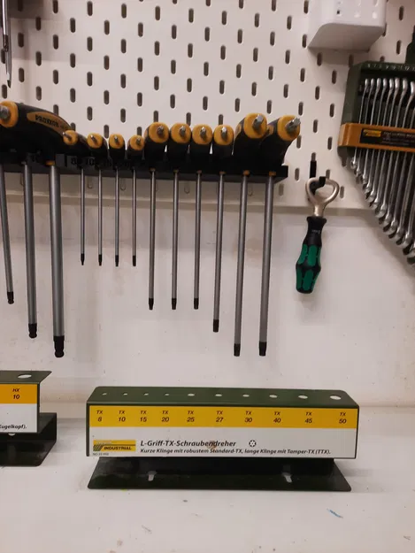 Giá treo bộ chìa Torx Proxxon cho bảng Ikea Skadis - Image 3