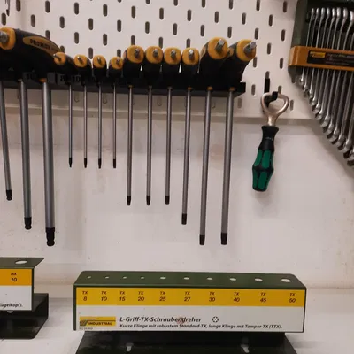 Giá treo bộ chìa Torx Proxxon cho bảng Ikea Skadis