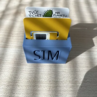 Khay đựng thẻ SIM 4 ngăn nhỏ gọn - Phụ kiện cần có cho bàn làm việc