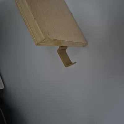 Móc Treo Tai Nghe Tối Giản Gắn Dưới Bàn - Không Cần Khoan