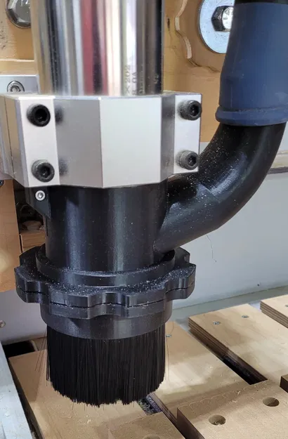 Chụp hút bụi cho spindle CNC 65mm - Image 1