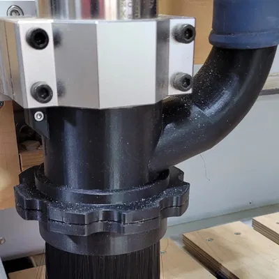 Chụp hút bụi cho spindle CNC 65mm