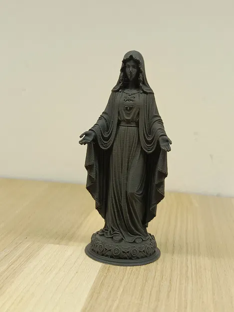 Mô hình 3D Tượng Đức Mẹ Maria (Virgin Mary Statue) tinh xảo - Image 2