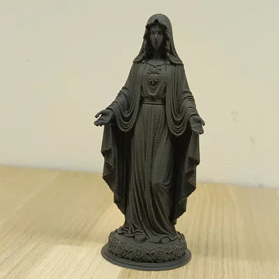 Mô hình 3D Tượng Đức Mẹ Maria (Virgin Mary Statue) tinh xảo